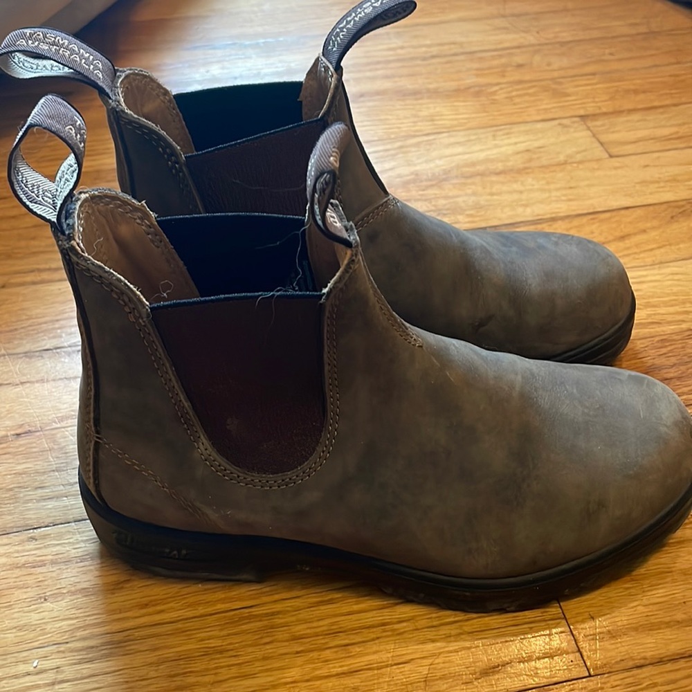 BLUNDSTONE #585 Classic Chelsea rustic brown boot size 8.5 (aus 5.5)